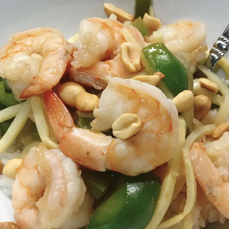 Camarão Kung Pao